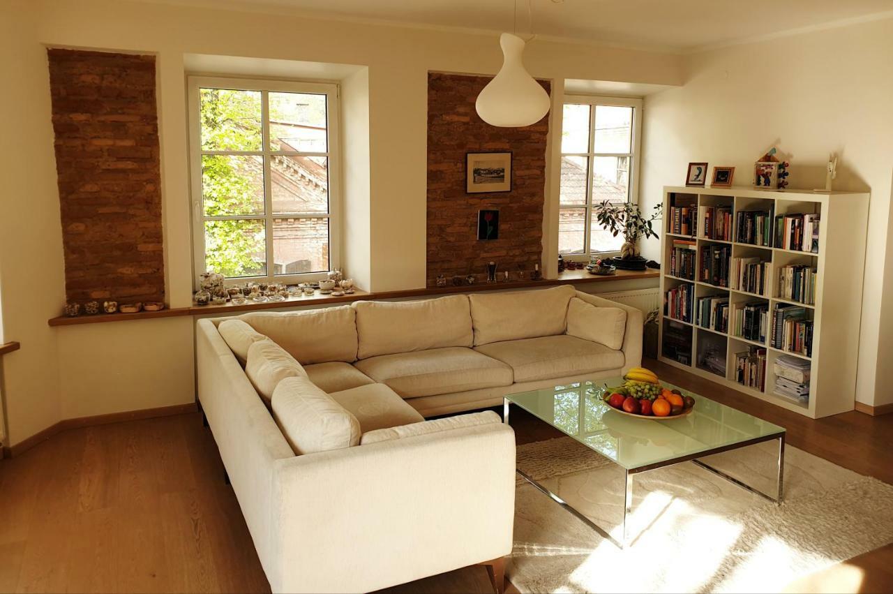 Exceptional Uzupis Bridge 3 Bedroom Apartment VNO Exteriör bild